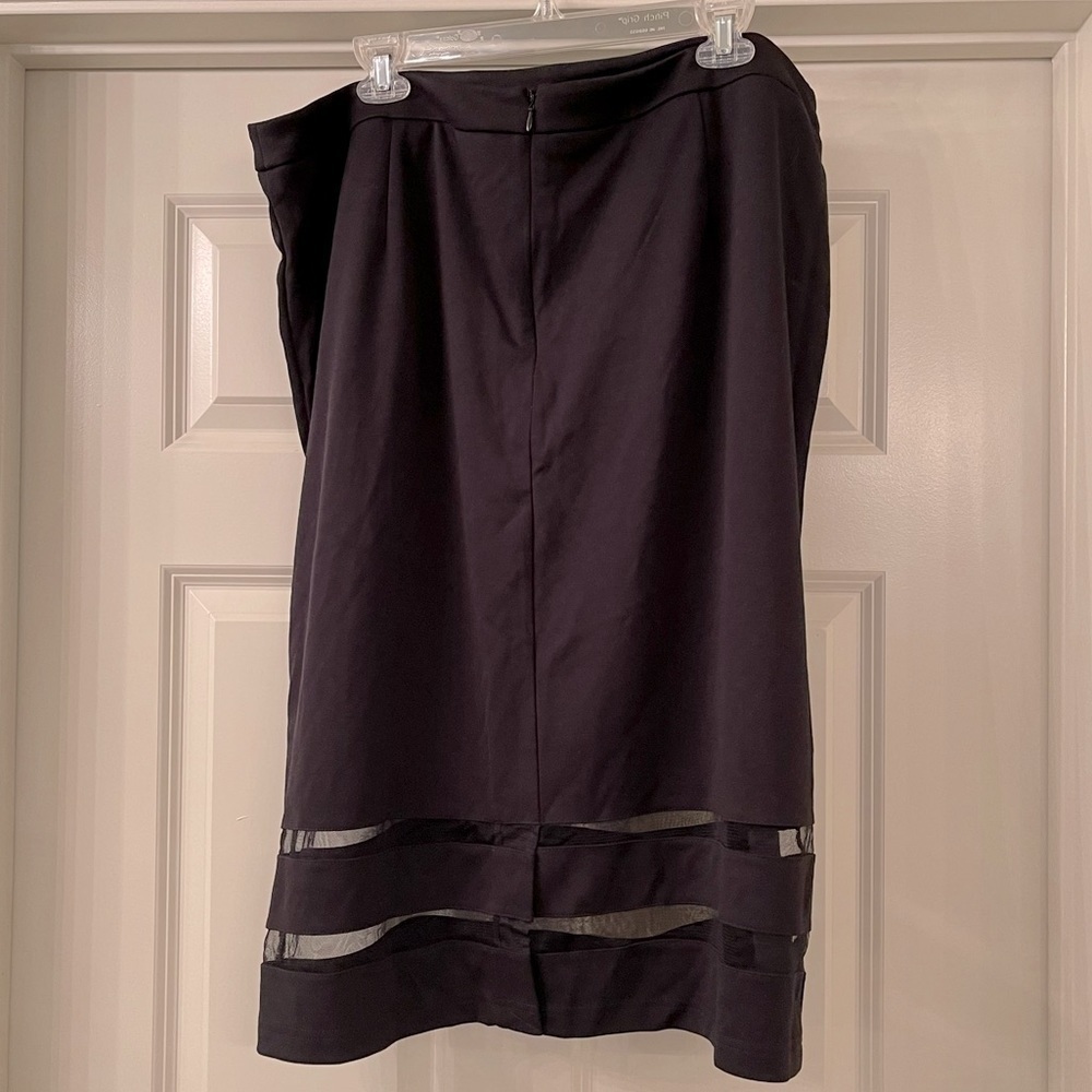 Hal Rubenstein Annie Black Pencil Skirt Size 22W (M15) - Picture 3 of 7